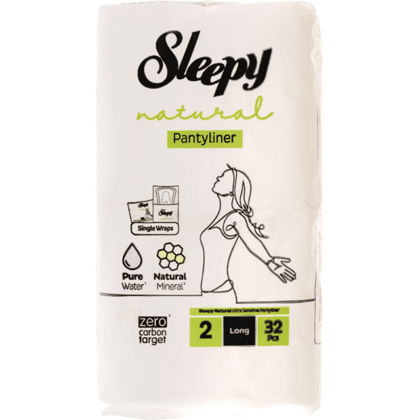 715 Sleepy Natural DAILY LONG Прокладки женские ежедневные удлинённые 32шт. Naturella
