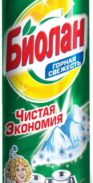 743 Биолан Чистящий порошок Антижир 400г Чистящие порошки и крема