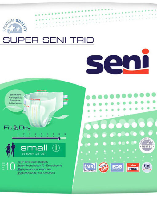 394 Подгузники для взрослых Super Seni 1 Small 55-80см 30шт (ПОЛЬША) Super Seni