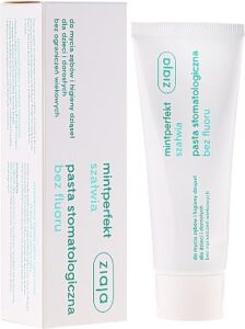952 Ziaja MintPerfect SAGE Зубная паста БЕЗ ФТОРА 75мл  (Польша) Другие бренды паст