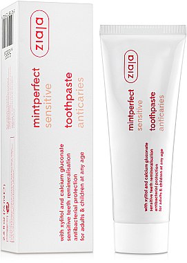 945 Ziaja MintPerfect SENSITIVE Зубная паста против кариеса 75мл 945 Ziaja MintPerfect SENSITIVE Зубная паста против кариеса 75мл Другие бренды паст