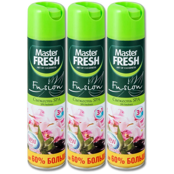 381 Master FRESH Освежитель воздуха Свежесть SPA  300мл Mr. Fresh