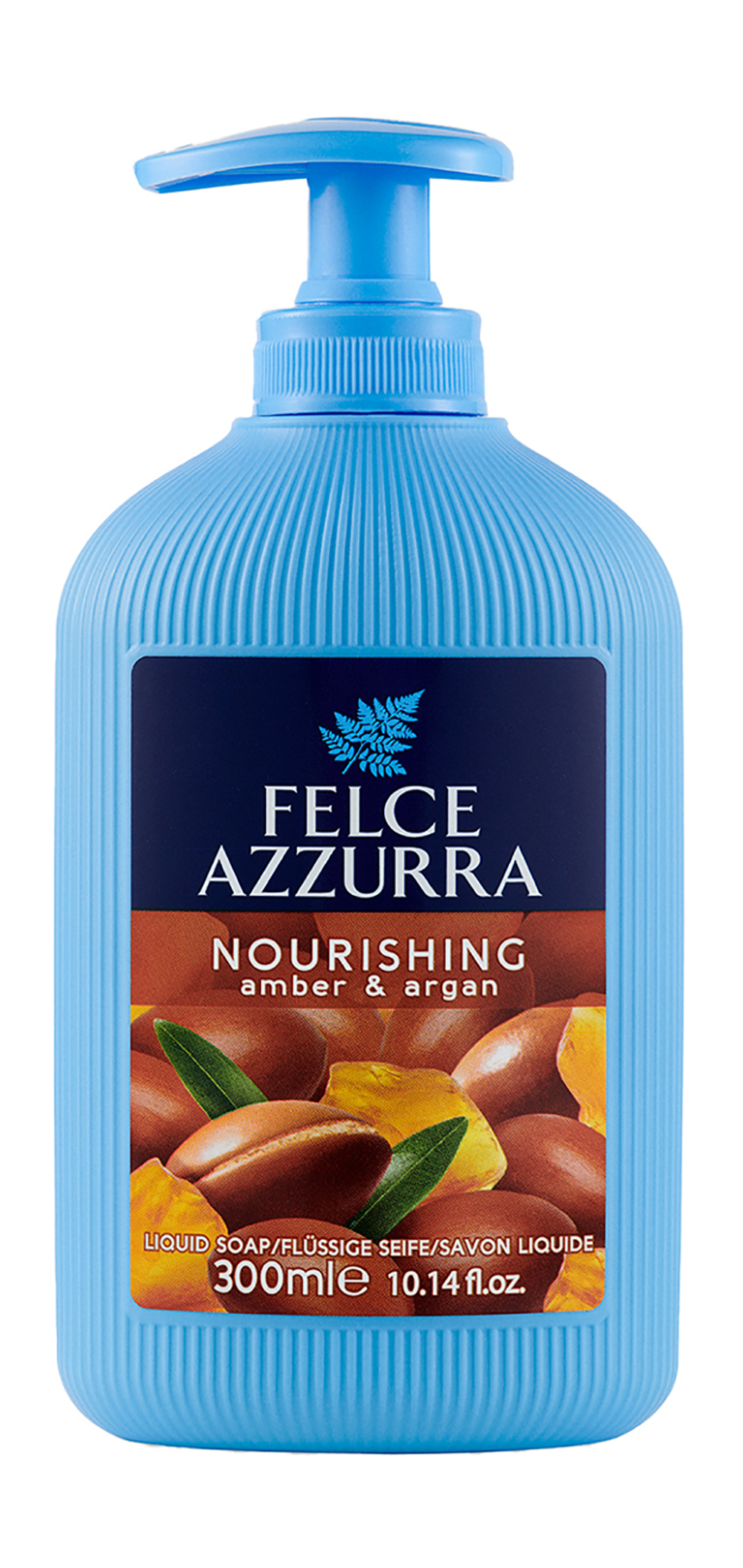245 FELCE AZZURRA Nourishing amber & argan 300мл, парфюм.мыло жидкое, ИТАЛИЯ Другие бренды Мыла