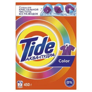 958 Tide Color Аква-Пудра, для цветного белья 450г Ariel Tide Миф