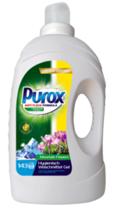 878  Гель для стирки Purox Universal Горные цветыый 4.3л (Польша) MultiColor Purox Praktik