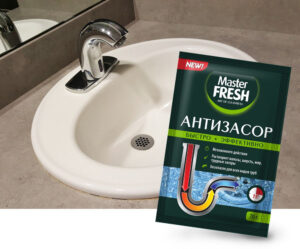 989 Master Fresh ср-во для устранения засоров в трубах, 70г Для очистки труб