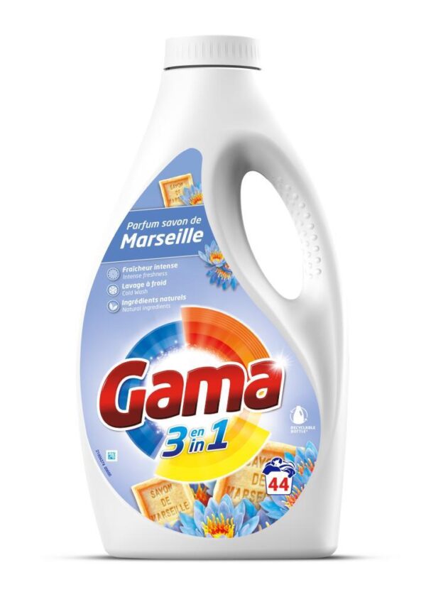 188 СУПЕР ЦЕНА!!! GAMA Marseille Гель для стирки 1,98 л / 44 стирки ИСПАНИЯ GAMA(Испания)