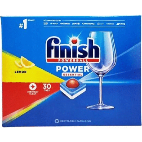 896 Finish таблетки для ПММ Powerball Power Lemon, 30 шт, 390гр Для посудомоечных машин