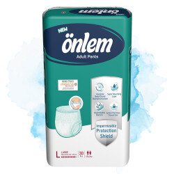 571 ONLEM Трусы впитывающие для взрослых Large 95-125см 30шт, ТУРЦИЯ Giggles