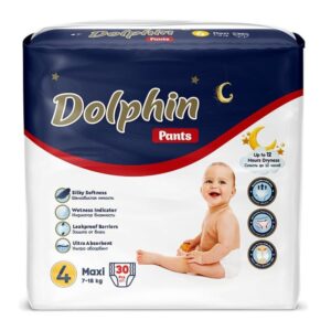 237 DOLPHIN Baby  Подгузники-трусы для детей 4 Maxi 7-18кг 30шт, ТУРЦИЯ Трусики детские