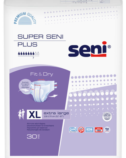 677 Подгузники для взрослых Super Seni Plus 3 Large 100-150см  30шт (Ночные) Super Seni