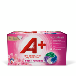 880 A+  Fresh Flowers Капсулы д/стирки универсальные 10шт, ИСПАНИЯ GAMA(Испания)