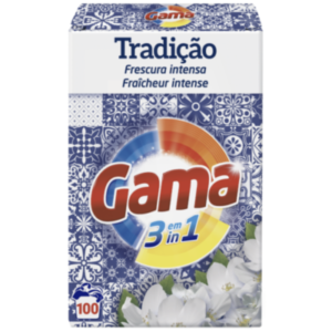 615 GAMA 3в1 Traditional, Порошок для стирки 5,5 кг. 100 стирок ИСПАНИЯ GAMA(Испания)