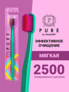 140 President PURE Soft Зубная щетка Детские зубные щетки