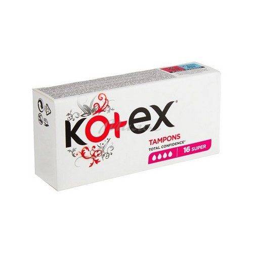 203 Kotex 16 super тампоны гигиенические 203 Kotex 16 super тампоны гигиенические Kotex