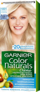 209 УЦЕНКА!!! Garnier Color Naturals  Стойкая крем-краска для волос 1001 Пепельный ультраблонд Краски для волос