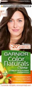 503 УЦЕНКА!!! Garnier Color Naturals  Стойкая крем-краска для волос 4 1/2 Горький шоколад Краски для волос